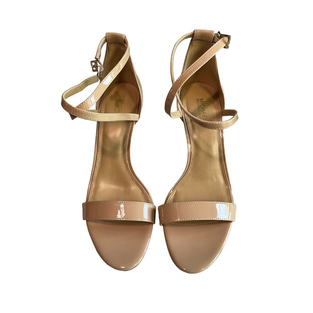 Michael‎ Kors Ava Beige 3” Heel Size 7.5M